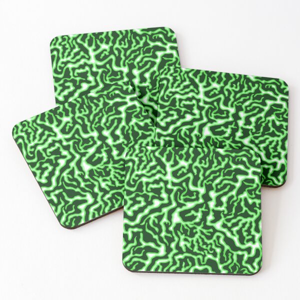 Item preview, River Network Pattern (Green Palette) designed and sold by illucalliart.