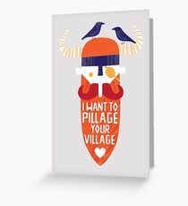 Pillage Greeting Card