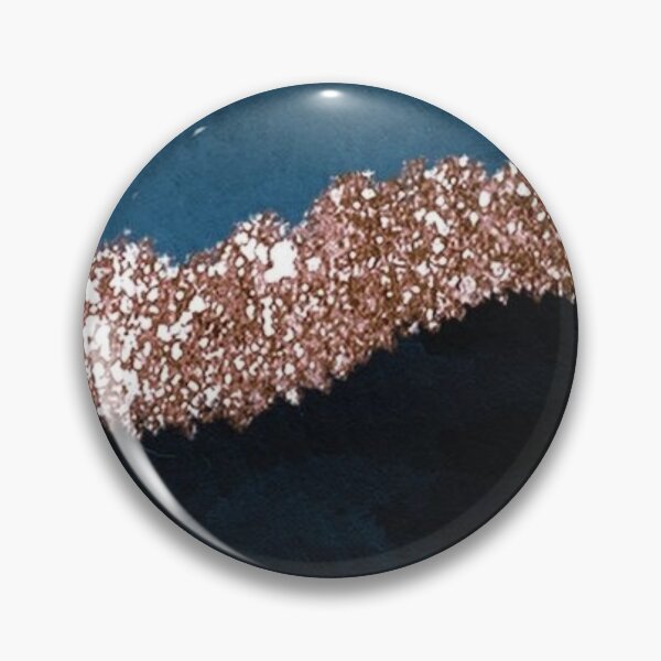 Item preview, Luxurious Navy Blue and Gold Shimmer Agate  designed and sold by aartidote.