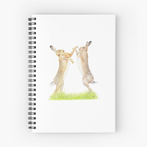 Item preview, Boxing Hares Drawing designed and sold by SandraWarmerdam.