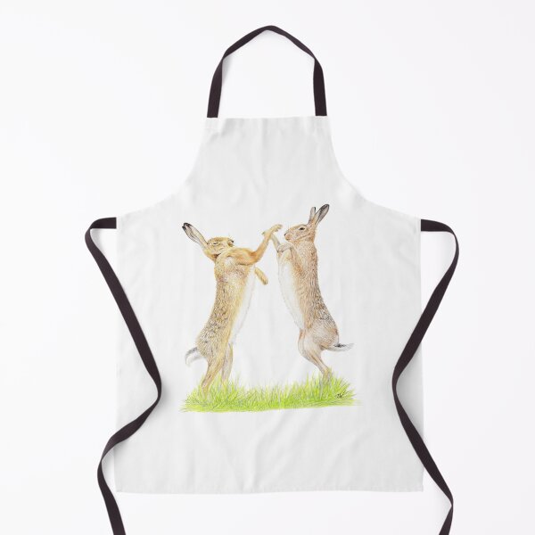 Item preview, Boxing Hares Drawing designed and sold by SandraWarmerdam.