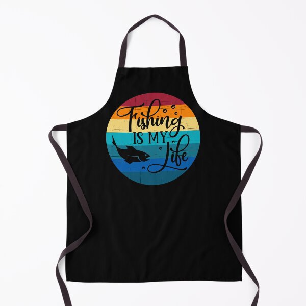 Item preview, Fishing Is My Life Retro Striped Sunset designed and sold by Zurickdesigns.