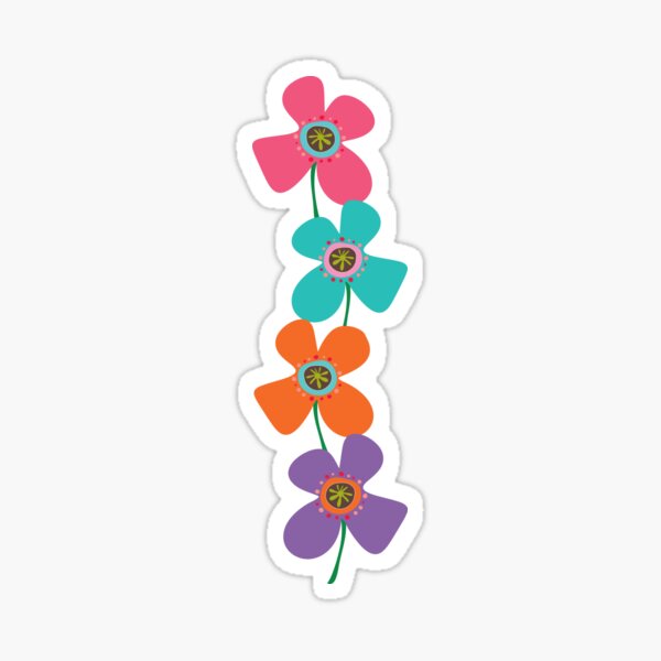Item preview, 4 Colorful Daisies Pop © fatfatin designed and sold by fatfatin.