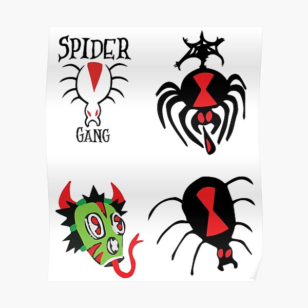 Spider Gang Funny Posters | Redbubble