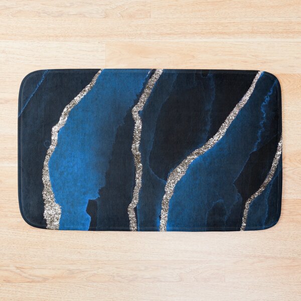 Item preview, Luxurious Navy Blue and Silver Shimmer  designed and sold by aartidote.