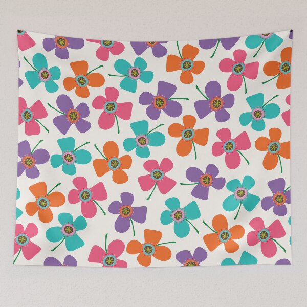 Item preview, 4 Colorful Daisies Pop © fatfatin designed and sold by fatfatin.