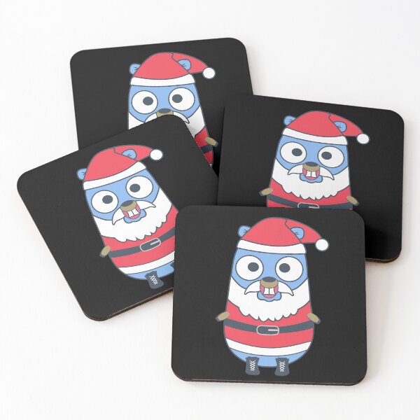 Item preview, Golang gopher like Santa  - Christmas time designed and sold by Olena Du.