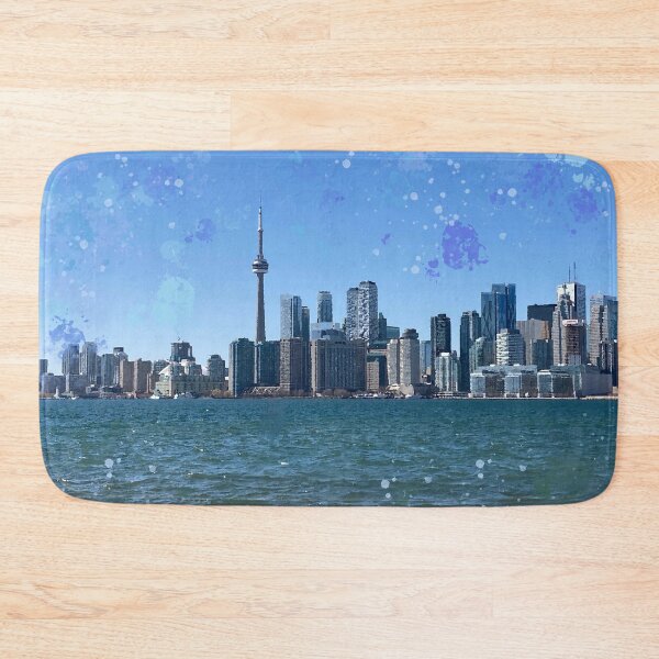 Artikelvorschau, Toronto Skyline Mixed Media entworfen und verkauft von OByD.