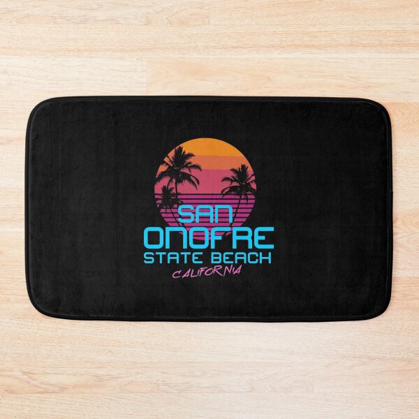 Item preview, San Onofre Beach California Retro 80S designed and sold by cloyannett.