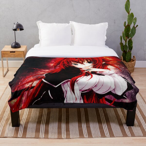 **Legit** High School DxD Rias Gremory Authentic Anime Throw Blanket #57551