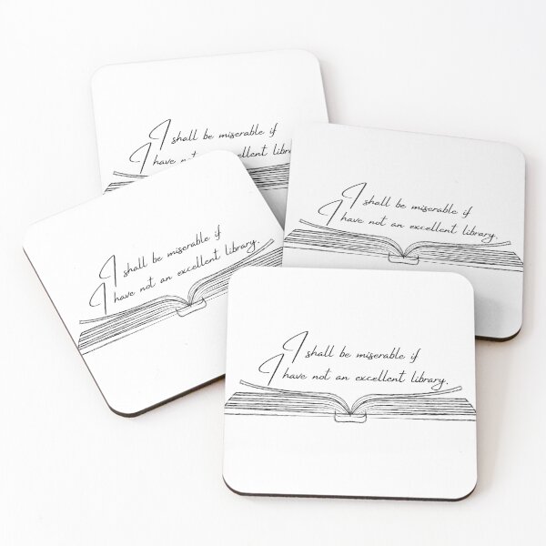 Item preview, I Shall Be Miserable If I Have Not An Excellent Library designed and sold by YTAHPodcast.
