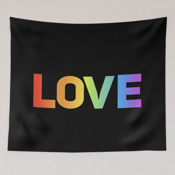 Item preview, Love Gradient (Black) designed and sold by UnicornPeeps.