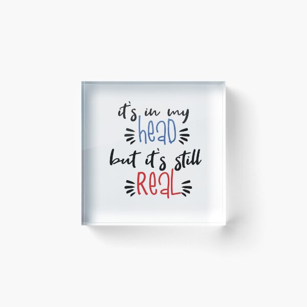 Item preview, it's in my head but it's still real designed and sold by Heddar Badreddine.