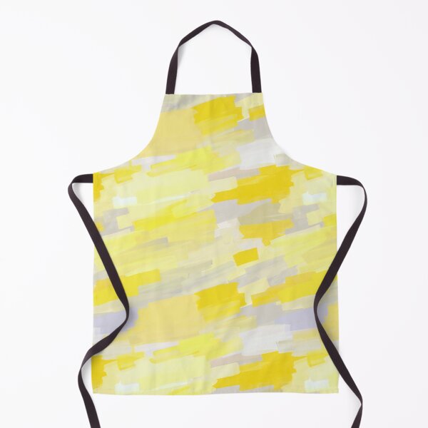 Item preview, Seamless, artistic pattern, strokes of yellow, white and gray paint. designed and sold by UVI-CA.