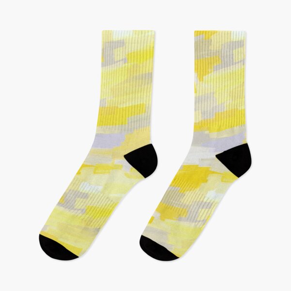 Item preview, Seamless, artistic pattern, strokes of yellow, white and gray paint. designed and sold by UVI-CA.
