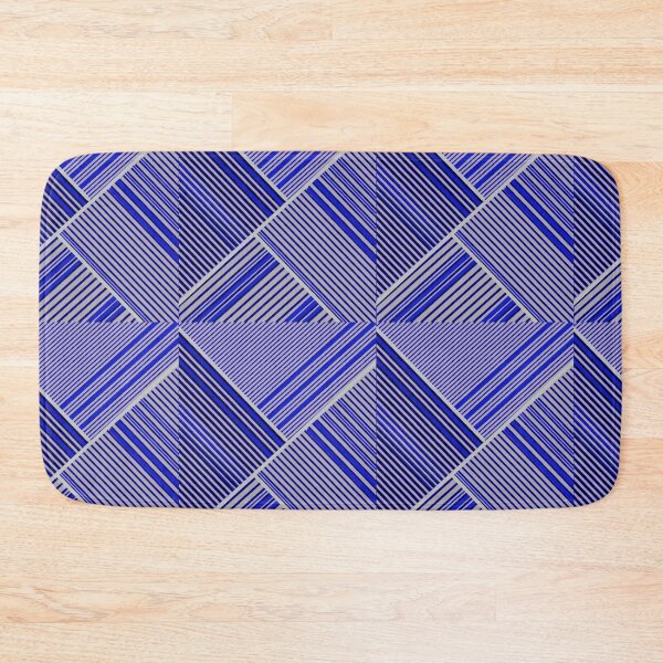 Item preview, PURPLE AND BLUE geometric lined patchwork digital trends  designed and sold by THE AMERICAN TEEVANGELIST.