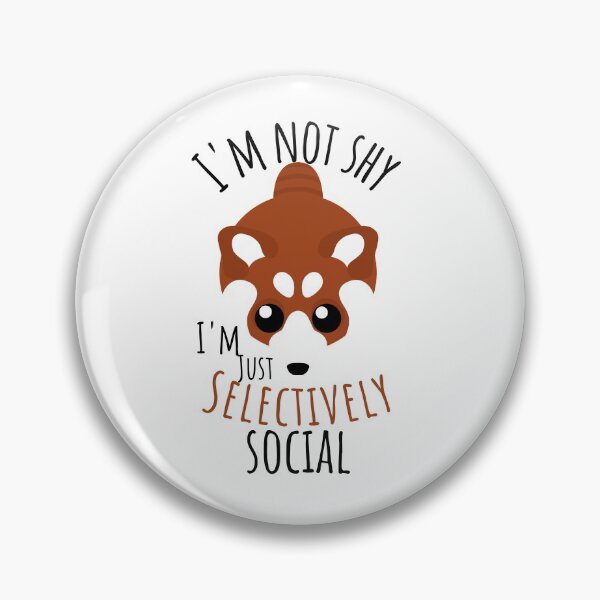 Item preview, i'm not shy i'm just selectively social designed and sold by Drahmed.