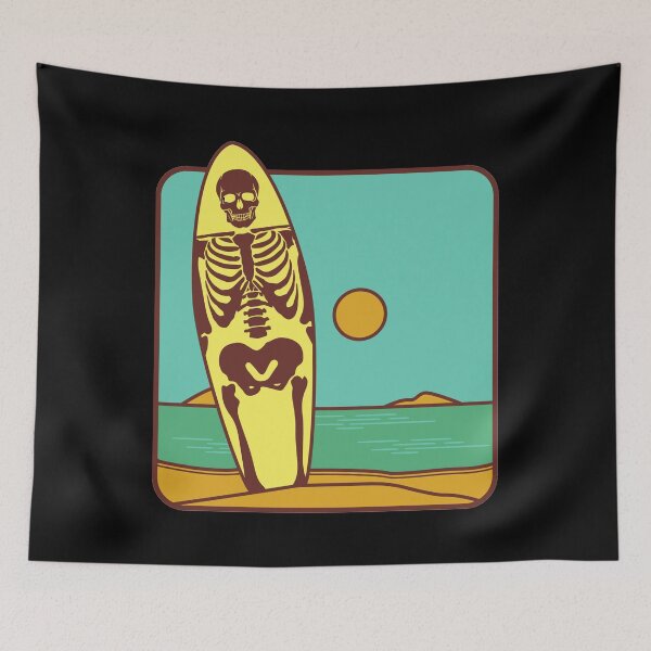 Item preview, Skelenton surfboard. My first surfboard designed and sold by tiredandbored.