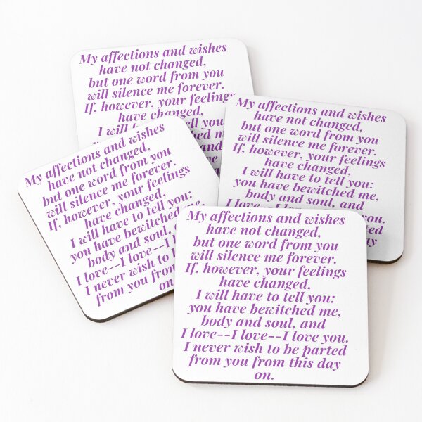 Item preview, Pride & Prejudice Darcy Quote designed and sold by YTAHPodcast.