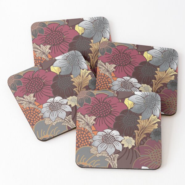 Item preview, William Morris Strawberry Thief Sunflower - Retro 70s 80s floral seamless pattern. Caroline Laursen original designed and sold by Caroline Laursen.