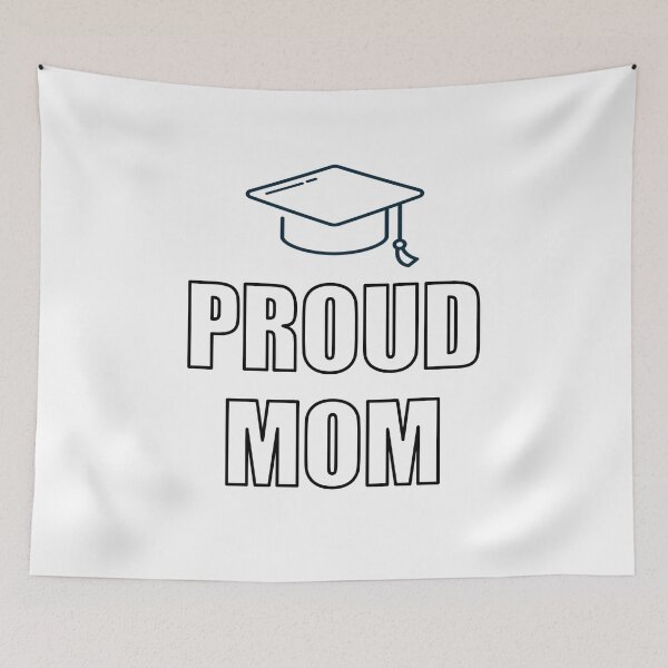 Item preview, Proud Mom Cap Typography Text Design designed and sold by kerimeart.