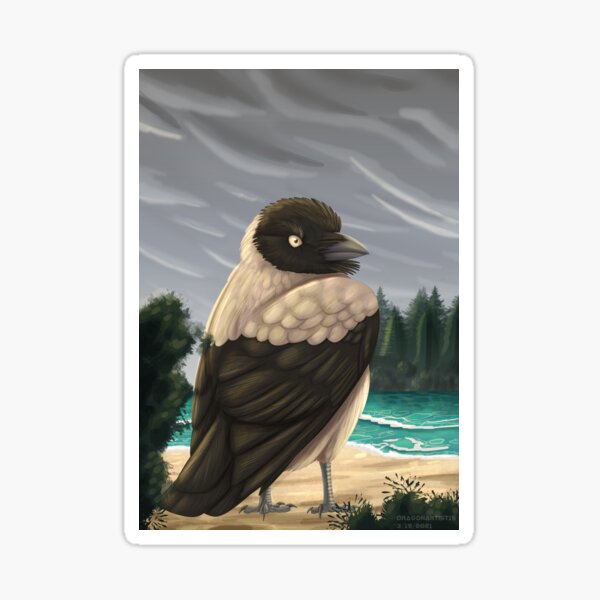 Item preview, Hooded Crow designed and sold by DragonArtist15.