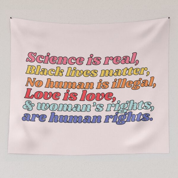 Item preview, Basic facts.science is real,black lives matter,no human is illegal,love is love,and women’s rights are human rights  designed and sold by Lavannya.