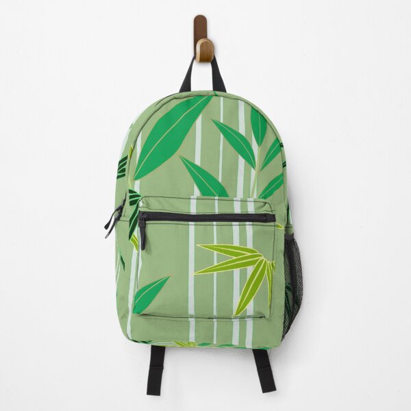 Item preview, Bamboo Forest Leaf Pattern with Shades of Green designed and sold by PrettyLittlePic.