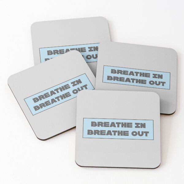 Item preview, BREATHE IN, BREATHE OUT / light blue designed and sold by marina ralston.