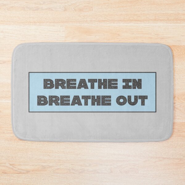 Item preview, BREATHE IN, BREATHE OUT / light blue designed and sold by marina ralston.