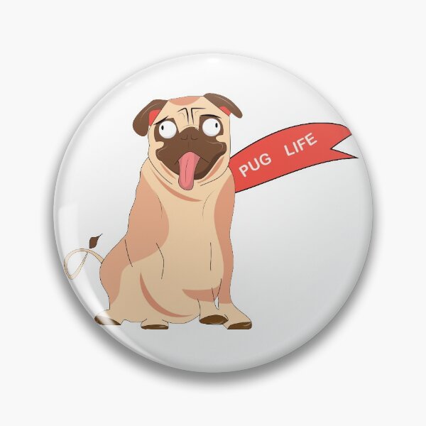 Item preview, pug life t-shirt | pug life dog art  designed and sold by KARTICK DUTTA.