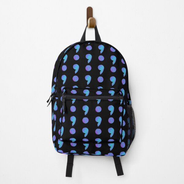 Item preview, Semicolon Blue Pattern designed and sold by SparkSnaps.