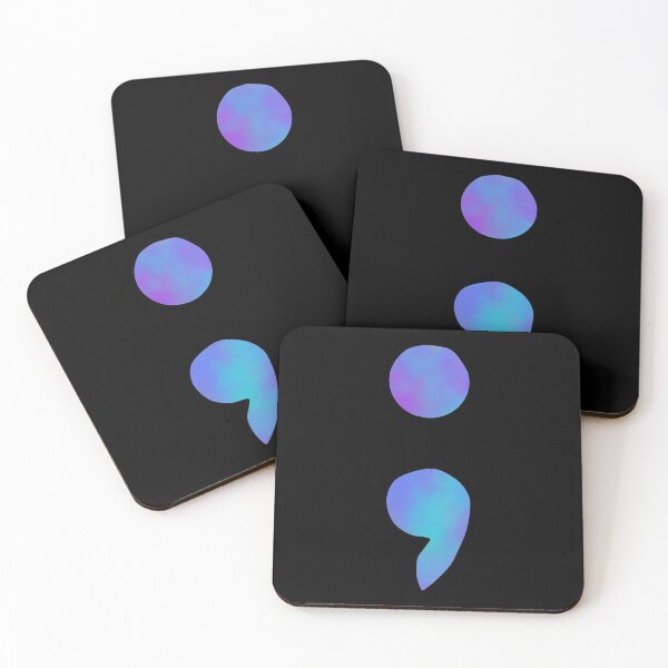 Item preview, Semicolon Blue designed and sold by SparkSnaps.