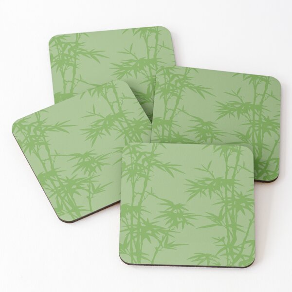 Item preview, Green Bamboo Forest Leaf Pattern  designed and sold by PrettyLittlePic.