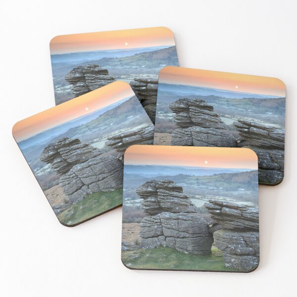 Item preview, Rocks at sunrise (Hound Tor) designed and sold by bitm2007.