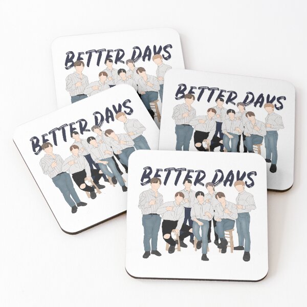 Item preview, SUPER M Better Days Vector Art Sticker designed and sold by cinxart.
