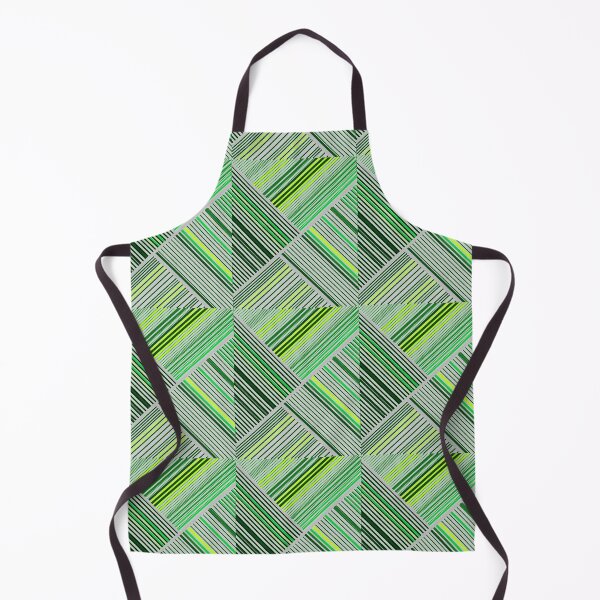 Item preview, GREEN geometric lined patchwork digital trends designed and sold by THE AMERICAN TEEVANGELIST.