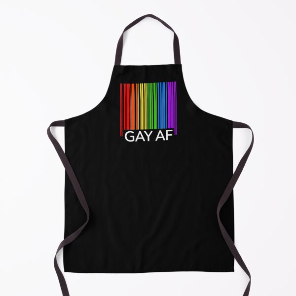 Item preview, GAY AF - Pride Rainbow Flag Barcode designed and sold by Thelittlelord.