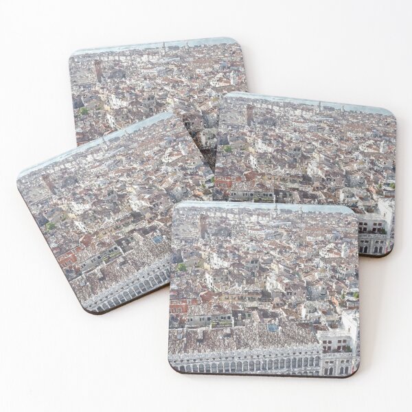 Item preview, Venice rooftops. Watercolour from photograph. designed and sold by RW-Photography.