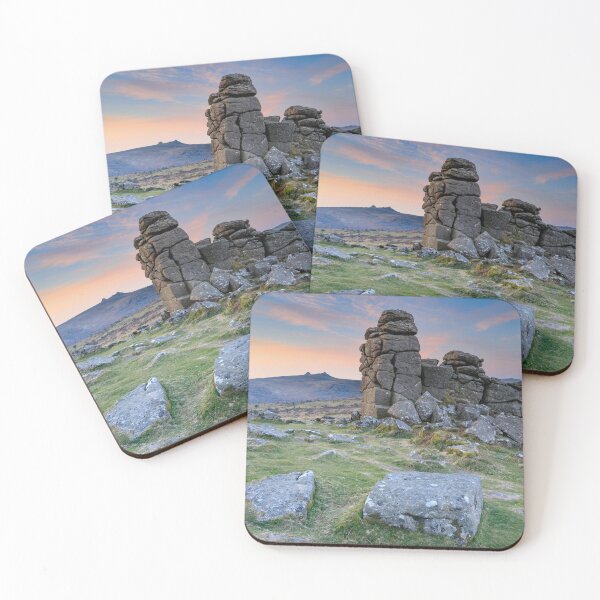 Item preview, Rocks on Hound Tor at sunrise designed and sold by bitm2007.