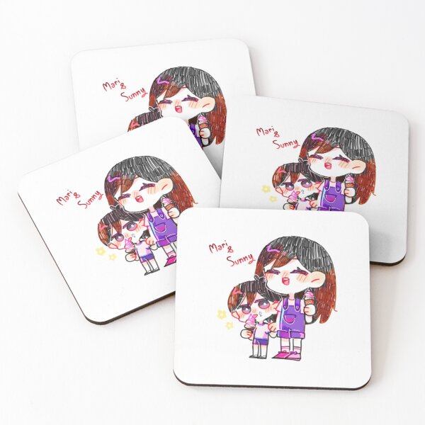 Aperçu de l'œuvre Tshirt Omori Mari et Sunny - Vêtements de jeu Omori - Omori Sticker créée et vendue par joleenaa.