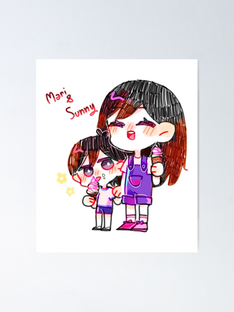 Copy of Omori Mari And Sunny Tshirt - Omori Game Clothing - Omori Sticker  Poster for Sale by joleenaa