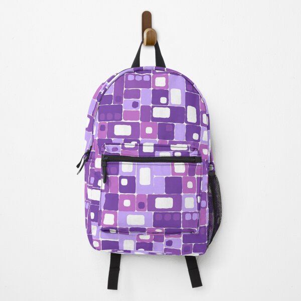 Item preview, Geometric, Pattern, Shapes, Lines, Modern,  Abstract, Art, Squares N' Rectangles - Purples 1 on No Color designed and sold by LucidLounger.