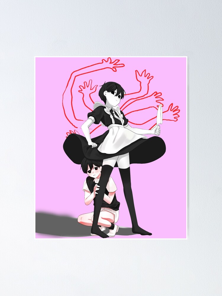 Omori Mari And Sunny Tshirt - Omori Game Clothing - Omori Sticker | Poster