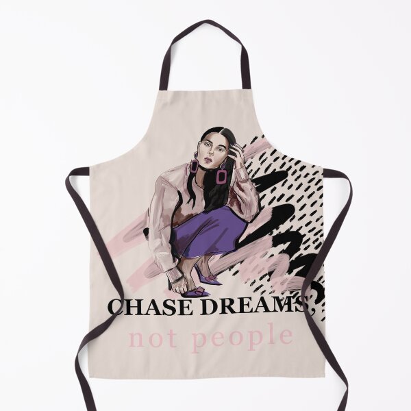 Item preview, CHASE DREAMS NOT PEOPLE FASHION ILLUSTRATION beige designed and sold by Dilerte.