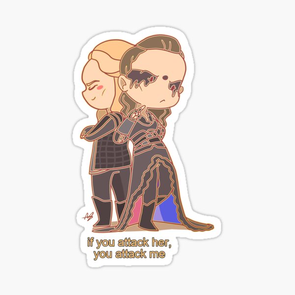 Clexa (PRIDE MONTH: wlw edition) Sticker