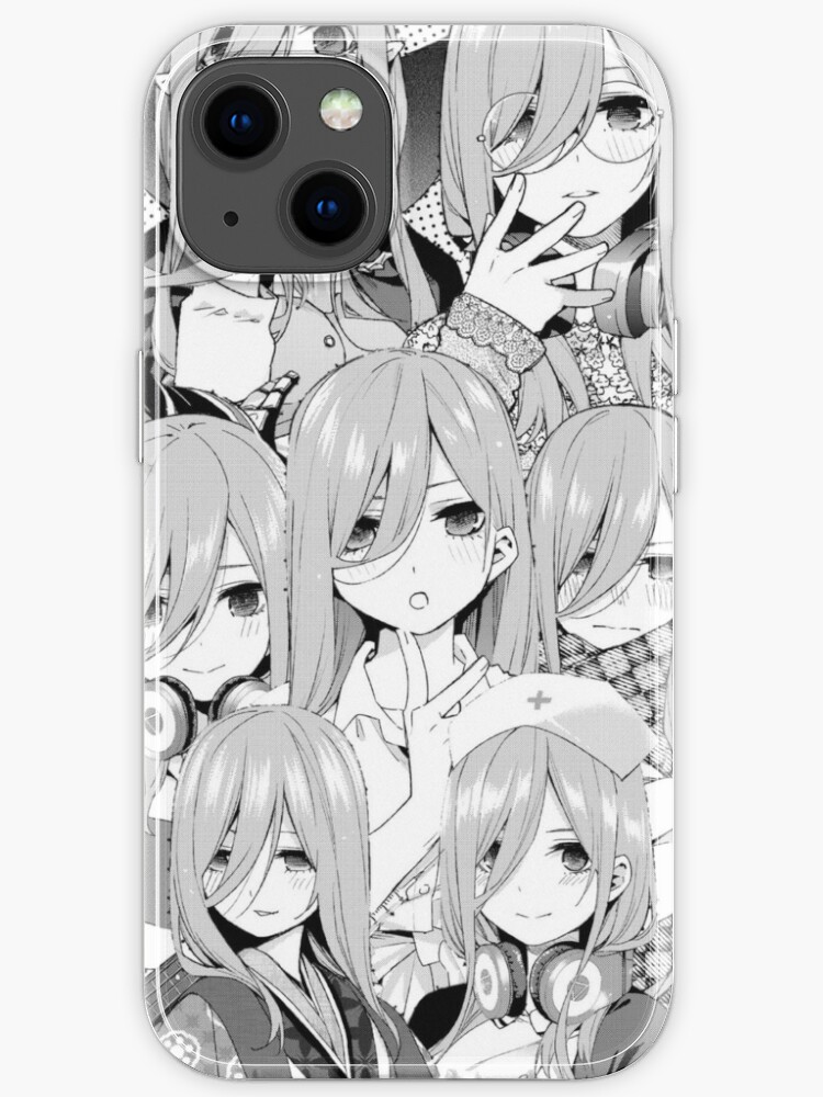 Funda De Iphone Miku Nakano Los Quintuples Por Excelencia De J Renxx Redbubble