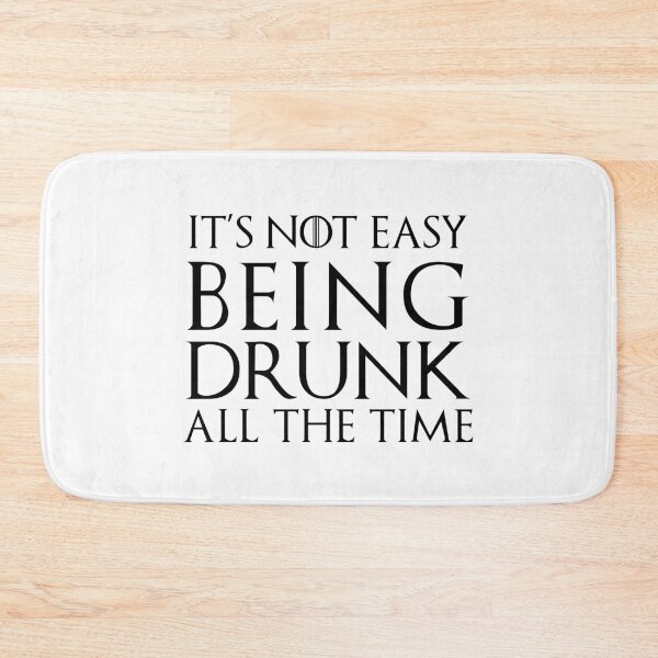 Item preview, It's not easy being drunk all the time quote - black text designed and sold by FanaToonic.
