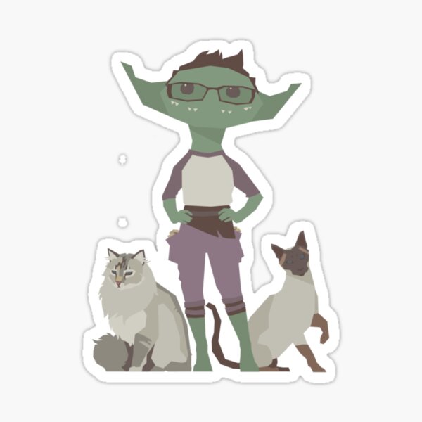 shanodin the loot goblin Sticker