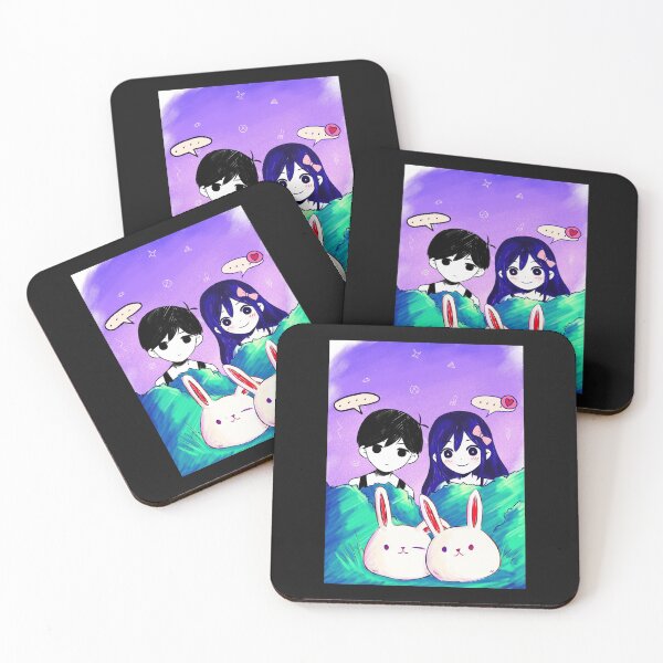 Aperçu de l'œuvre Tshirt Omori Mari et Aubrey - Vêtements de jeu Omori - Omori Sticker créée et vendue par joleenaa.